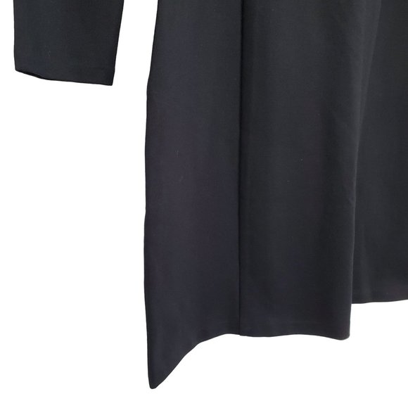 J Crew NWT Size 4 Dress Ponte Knit Shaped Fit Long Sleeve Round Neck Black - Picture 10 of 10